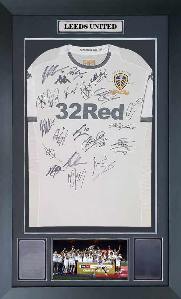leeds united signed shirt