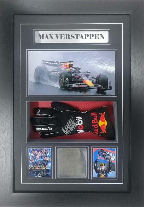 Max Verstappen signed Red Bull Formula One Racing Glove