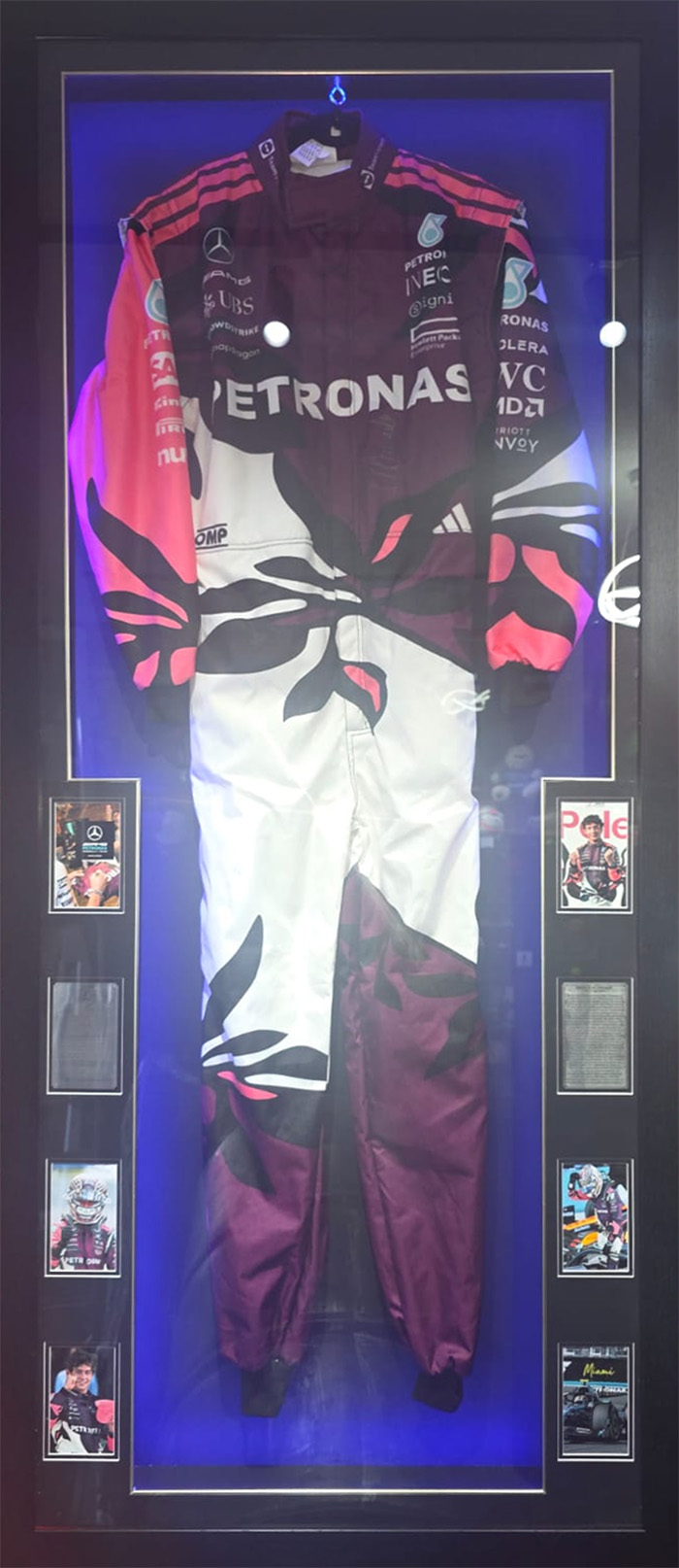 Andrea Kimi Antonelli Rare Limited Edition Miami Formula One Framed Racing Suit
